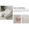 Dolonm Modern Double Sleeper Sofa Comfortable Cloud Couch Soft Fluffy Corduroy Upholstery with Square Armrests - 3 of 4