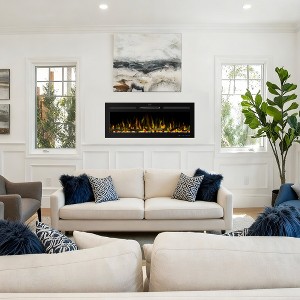 IHOMEADORE Smart LED Electric Fireplace with Remote,compatible with Google Home and Alexa - 1 of 4