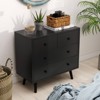 Costway 4 Drawer Dresser for Bedroom Wide Chest of Drawers with Metal Guide Rails Teak & Black/Walnut/Natural - 4 of 4