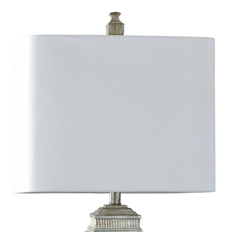 Carme Silver Table Lamp Metallic Brushed Finish - StyleCraft, 3 of 6