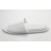TravelWell Open Toe Terry Spa Slippers Bulk Hotel Unisex Slippers for Women and Men, White, 12 Pairs - 2 of 4