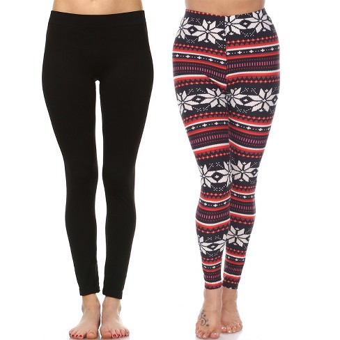 Members Mark TWO leggings. Two for the price of one ! Black and