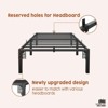 Jojoka Twin/Full/Queen Metal Bed Frame, 6/8/10/14" High Platform with Iron Slats, No Box Spring or Screws Needed, Heavy Duty Support Up to 800 lbs - 4 of 4