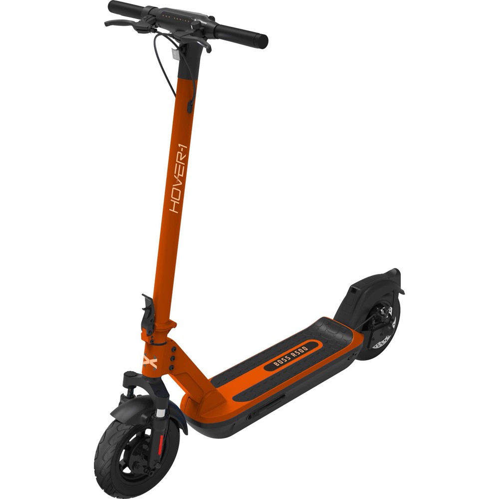 Photos - Skateboard Hover 1 Adult Boss Folder 10" Electric Scooter - Orange