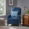 Fabric Push Back Recliner with Nailhead Trim and Contemporary Style - 4 of 4
