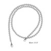 Unique Bargains Faux Pearl Handbag Strap Silver Tone 1 Pc - 2 of 4