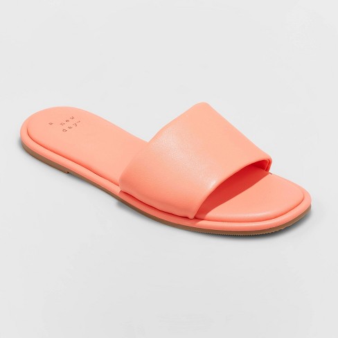 Women's Lulu Slide Sandals - A New Day™ - image 1 of 4