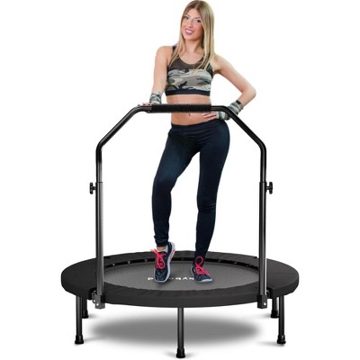 Probe Hues Adult Rebounder Trampoline, Adjustable Foam Handles, Indoor/Garden Fitness Workout
