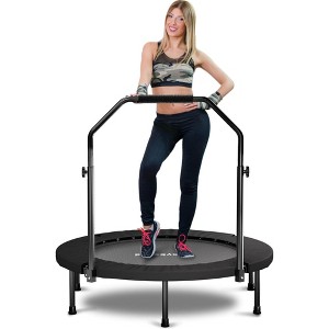 Probe Hues Adult Rebounder Trampoline, Adjustable Foam Handles, Indoor/Garden Fitness Workout - 1 of 3