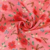 INSPIRE CHIC Women's Floral Printed Blended Cotton Small Square Neck Scarves 21.7x21.7" 1Pc - 4 of 4