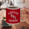 Rensselaer Polytechnic Institute Red Hawks Logo Ceramic Coffee Mug Novelty Gift Mugs for Coffee Tea and Hot Drinks 11oz White - 4 of 4