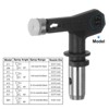 Unique Bargains 304 Stainless Steel Reversible Airless Sprayer Paint Nozzles 2 Pcs - 2 of 4