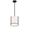 Crystorama Lighting Carlyn 1 - Light Pendant in  Black - 4 of 4