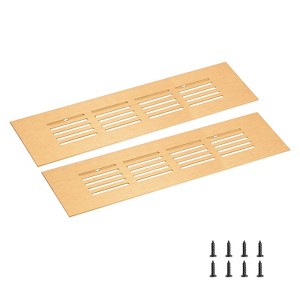 Unique Bargains Rectangle Ventilation Grille, Aluminum - 1 of 3