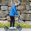 Foldable Scooter for Teens & Adults Height Adjustable Pedal Scooter w/ 8 Inch Big Wheels & Foot Brake w/ 3 Adjustable Heights & Aluminum Frame - 2 of 4