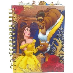Disney Beauty and the Beast Journal Notebook, Spiral Bound, 144 Lined Pages, 7 x 8 inches - 1 of 1