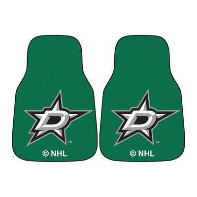 NHL Dallas Stars Carpet Car Mat Set - 2pc