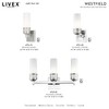 Livex Lighting Westfield 1 - Light Vanity in  Polished Chrome - 2 of 4