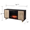 Wilconia Electric Media Fireplace with Carved Details - SEI - 4 of 4