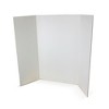 Flipside Products 36" x 48" 1 Ply White Project Board - Pack of 4 - 4 of 4