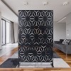 CAVINAS Privacy Screen Modern Metal Fence Panels with Geometric Pattern for Garden Decor and Patio Decor, 76" H×48" W - 2 of 4