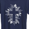 Women's - Instant Message - Foliage Cross Short Sleeve Graphic T-Shirt - 2 of 4