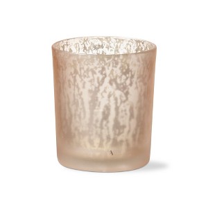 tag Illuminate Mercury Glass Tealight Votive Candle Holder Blush Tabletop Mantel Wedding Decorations, 4.0 inch - 1 of 2