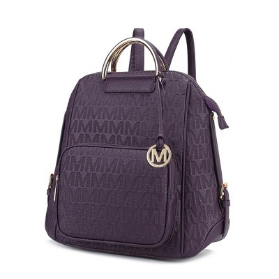 MKF Collection Torra Milan “M” Signature Trendy Spacious Backpack by Mia K