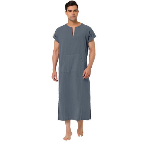 Ekouaer Women's Short Sleeve V-Neck Nightgown Soft Sleeping Shirts