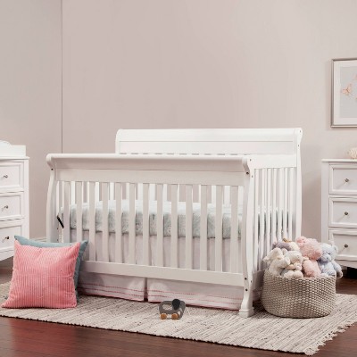 White New Zealand Pine 4-in-1 Convertible Crib