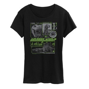 Women's - Jurassic World: Rebirth - Dinosaur DNA Digital Short Sleeve Graphic T-Shirt - 1 of 4