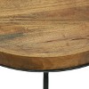 Set of 3 Gambier Industrial Mango Wood Nested Tables: Sturdy Iron Frame - Christopher Knight Home - 4 of 4
