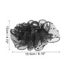 Unique Bargains Women's Fashion Polka Dots Mesh Hair Clips 6.10"x4.72"x2.76" Black 1 Pc - 4 of 4