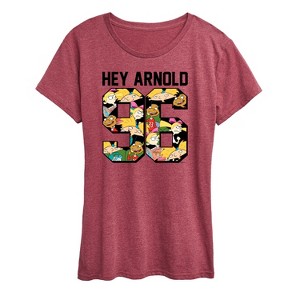 Women's - Hey Arnold! - Arnold 96 Short Sleeve Graphic T-Shirt - 1 of 4