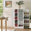 ORRD White Freestanding Pantry Cabinet​ Doors, Adjustable Shelves, Ideal for Kitchen & Craft Rooms - 2 of 4