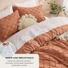 Bedsure | 3Pcs Comforter Bedding Set with Intricate Solid Embroidery - 4 of 4