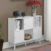 Breighton Home Xtra Storage Cube Organizer Sideboard Console Table with 3 Cubbies and 3 Cabinets - image 2 of 4