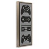 Stupell Industries Vintage Video Game Controllers Floating Frame Canvas Art, Brown, 11" x 25" - 2 of 4
