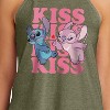Women's - Lilo and Stitch - Kiss Graphic High Neck Tank - 2 of 3