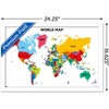 Trends International Map - World 2022 Framed Wall Poster Prints - 3 of 4