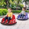 Infans 12V Electric 360° Spin Car Toy Ride on Bumper Car for Toddlers w/ Remote Control - 4 of 4