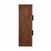 Teamson Home Hatteras Wall Cabinet with 2 Rattan Inlay Doors and Pine Wood Frame - 4 of 4