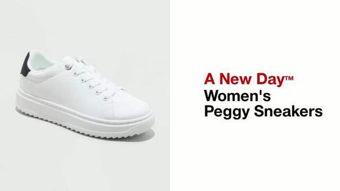 Women's Peggy Sneakers - A New Day™, 2 of 6, play video