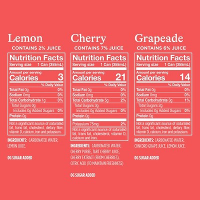Spindrift Summer Variety pack - 18pk