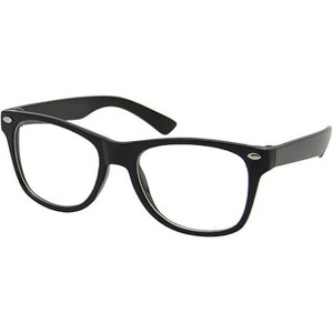 grinderPUNCH Kids Nerd Glasses Clear Lens Geek Fake for Costume Children's (Age 3-10) Black - 1 of 4