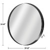 PexFix 35" Deep Framed Metal Round Mirror - 3 of 4