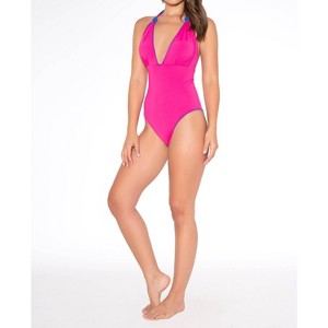 Women's Monica Reversible One Piece - NHall Resortwear - 1 of 4