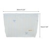 Unique Bargains Lightweight Clutch Plaid Bow Embroidery Makeup Bag 1 Pc - 2 of 4