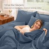 260 Thread Count Organic Cotton Percale Bed Sheet Set by Bare Home - 3 of 4