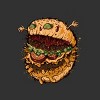 Boy's Design By Humans Monster Burger By LetterQ T-Shirt - 2 of 3